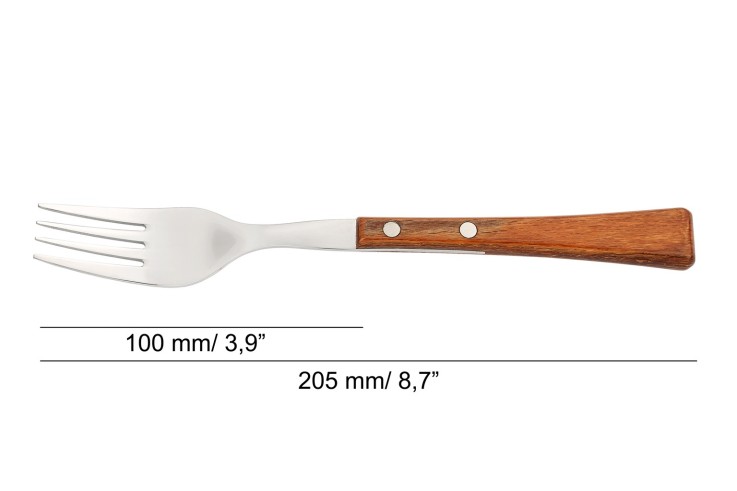 Fourchette de table Manchega Acier Inoxydable (inox) 20,5 cm