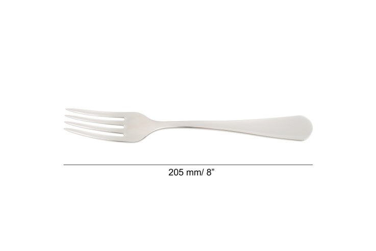 Fourchette de table Lisboa Acier Inoxidable (inox) 20,5 cm