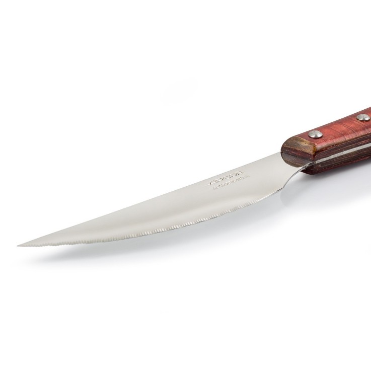 Couteau à pizza Forest en bois d'acajou Acier Inoxydable (inox) lame 11 cm