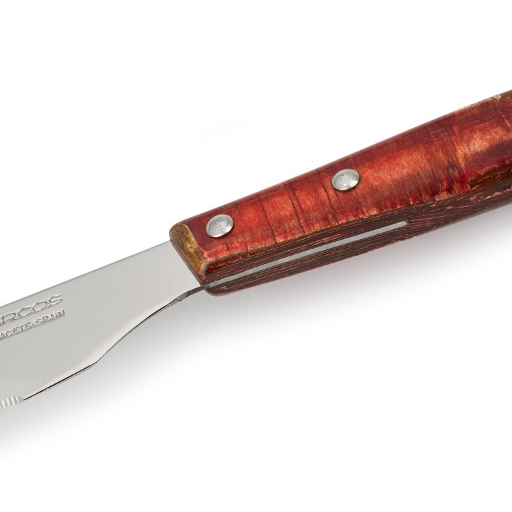 Couteau à pizza Forest en bois d'acajou Acier Inoxydable (inox) lame 11 cm