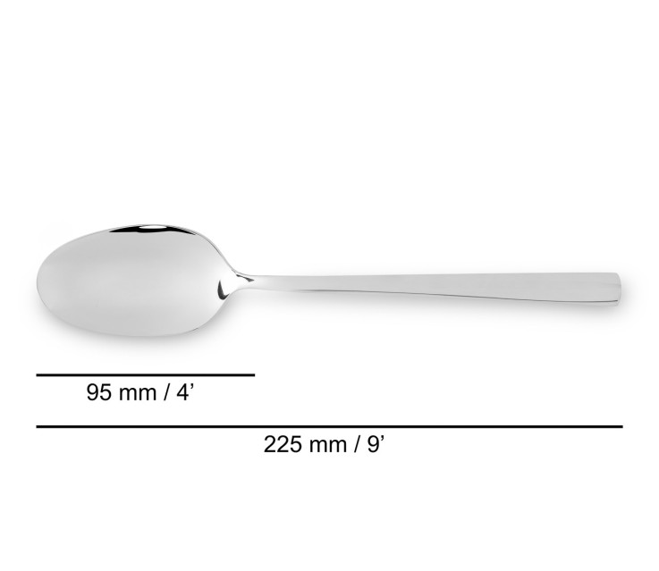 Cuillère de service Capri Acier Inoxydable (inox) 22,5 cm
