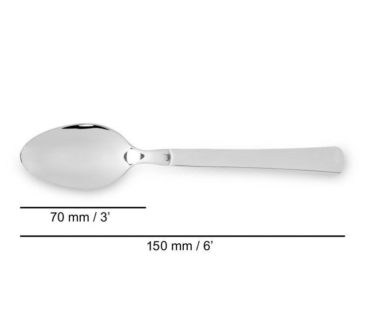Cuillère à lunch Acier Inoxydable (inox) 15 cm