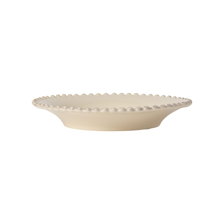 Assiette à soupe/pâtes Pearl en grès