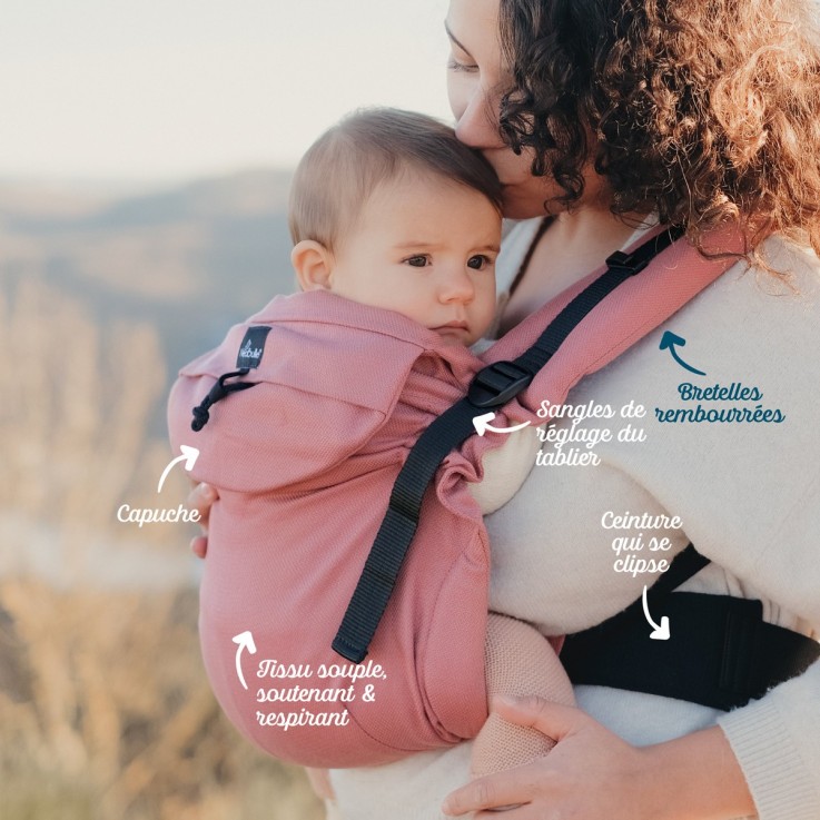 Porte-bébé Néo préformé Coton Biologique