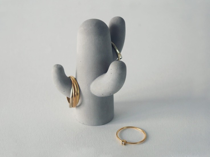Porte-bijoux béton Brut