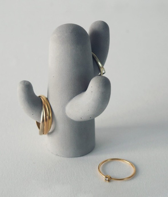 Porte-bijoux béton Brut