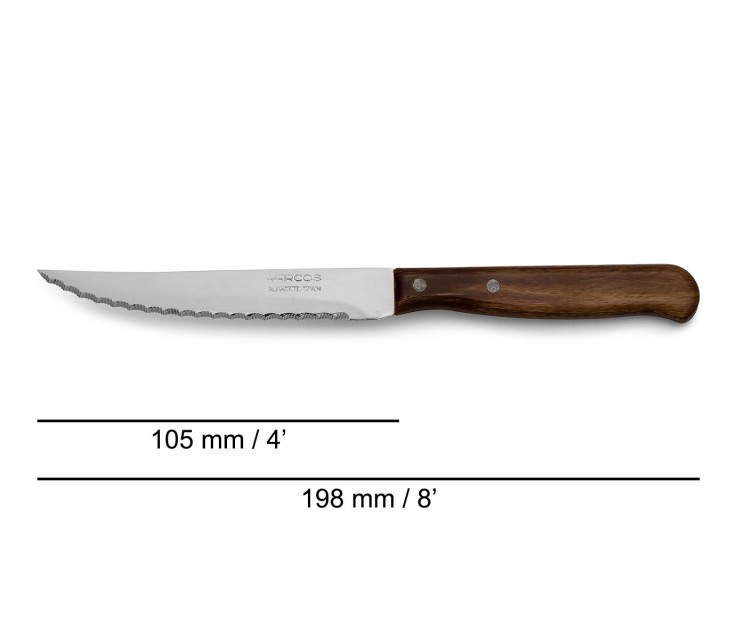 Couteau à steak Latina Acier Inoxydable (inox) lame 10,5 cm
