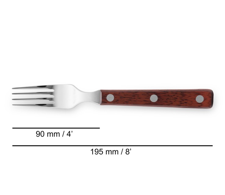 Fourchette à steak Forest Acier Inoxydable (inox) 19,5 cm