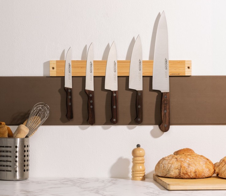 Support magnétique en bambou 45x4,5 cm