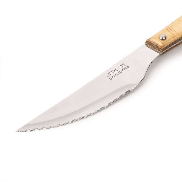 Couteau à pizza Forest en bois de peuplier Acier Inoxydable (inox) lame 11 cm