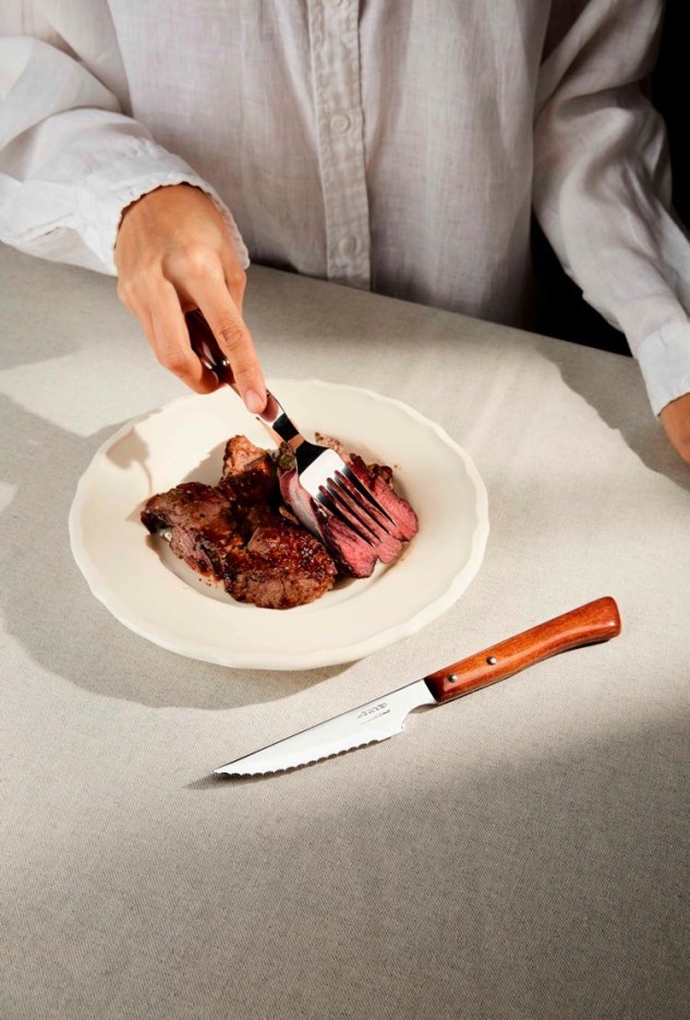 Couteau à steak lame crantée Forest Gregorio Acier Inoxydable (inox) lame 11 cm