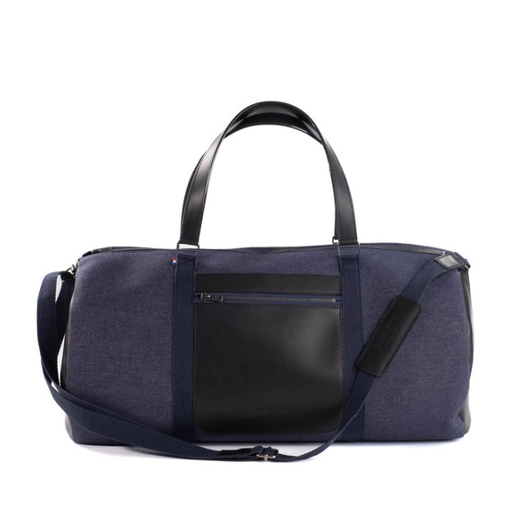 Sac de voyage Jacques Cuir d'exception upcyclé