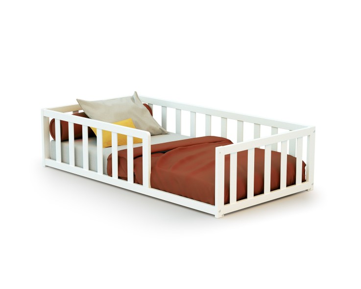Lit enfant au sol en bois