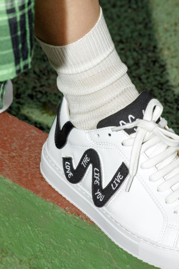 Accessoires Baskets Straps Message "Join the green side, in green we trust"