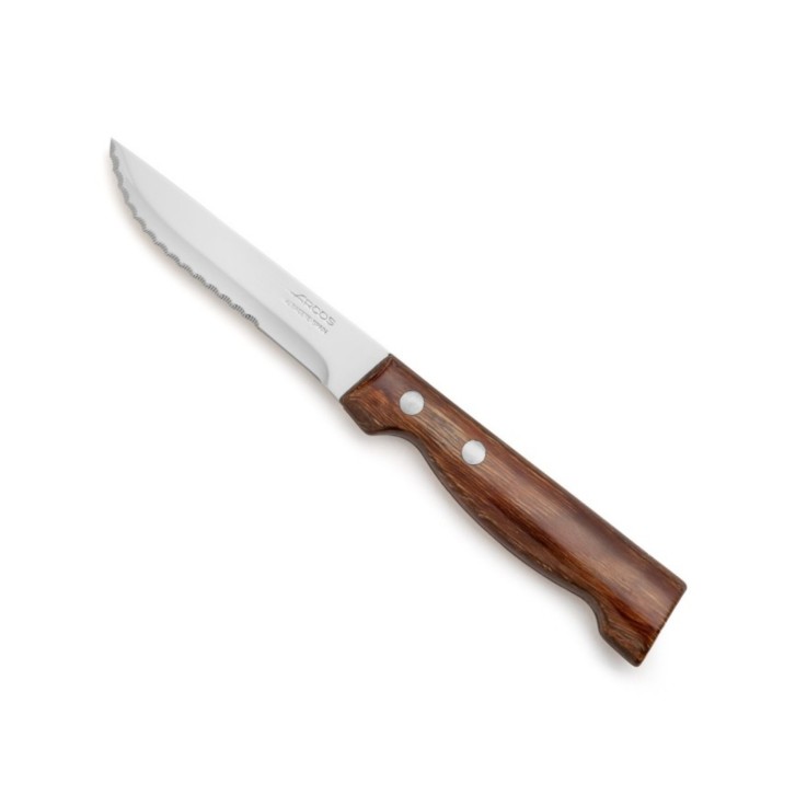 Couteau à steak lame large Forest en bois de hêtre Acier Inoxydable (inox) lame 11 cm