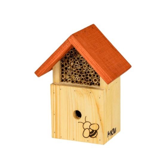 Hotel à insectes bénéfiques pollinisateurs modèle abeilles