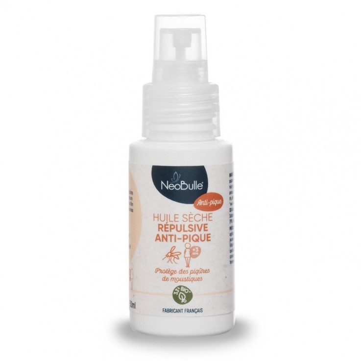 Huile sèche repulsive anti-pique +3 ans (50 ml)