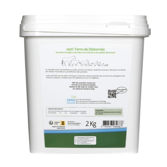 Terre de diatomée - Seau 2 kg