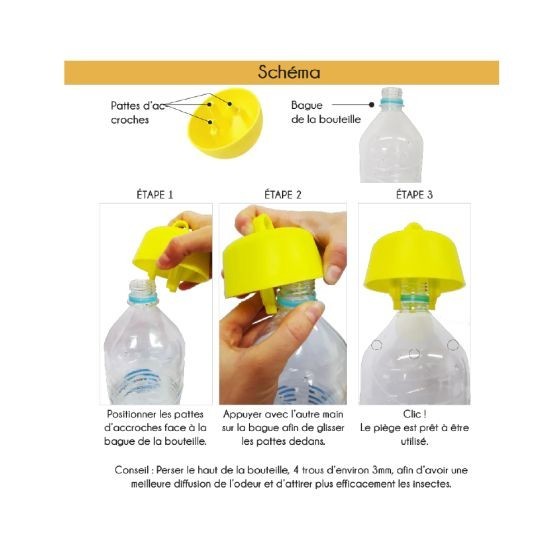 Pièges Tap trap (x5) avec recettes