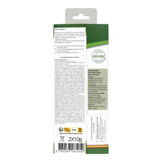 Boites appât anti-fourmis Spinosad - 10 gr x2