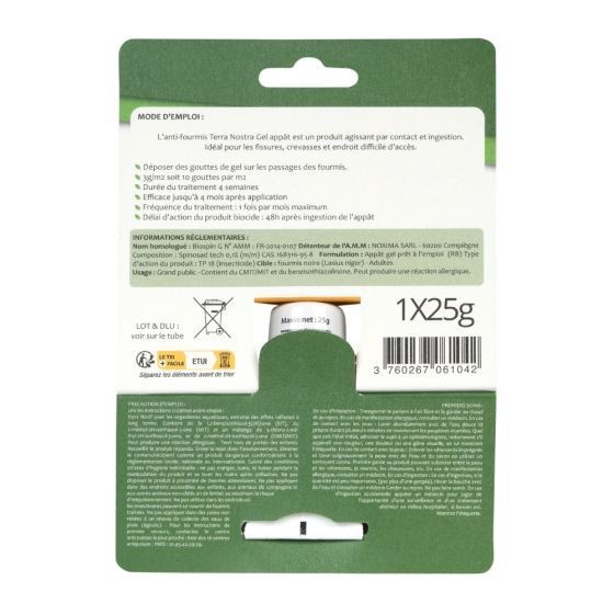 Anti fourmis en gel à base de spinosad - 25 g