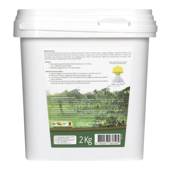 Phosphate diammonique - Anti Mouches des Oliviers - Seau 2 kg