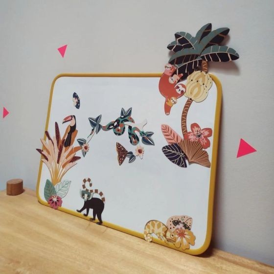 Tableau blanc magnétique – Format Ecole – Miel