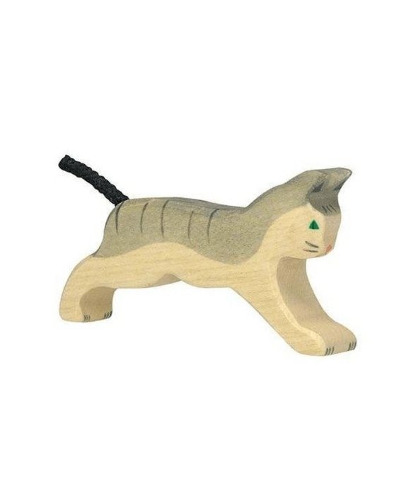 Figurine Holtztiger Chat...