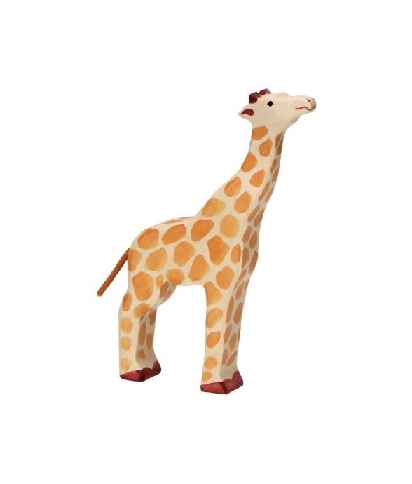 FIGURINE GIRAFE MANGEANT