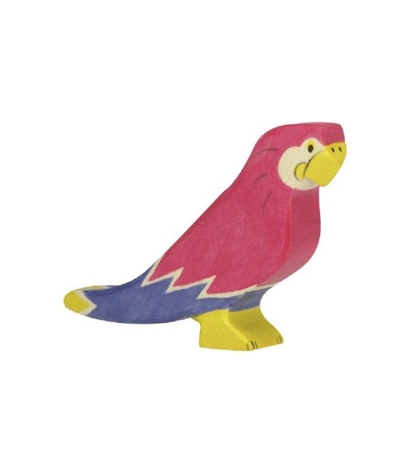 Figurine Holtztiger Perroquet
