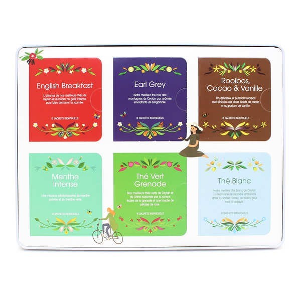 Coffret Thés & Infusions Collection Luxury 36 sachets (6 mélanges)