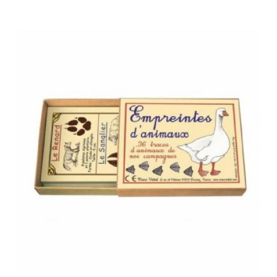 Empreintes d'animaux de nos campagnes