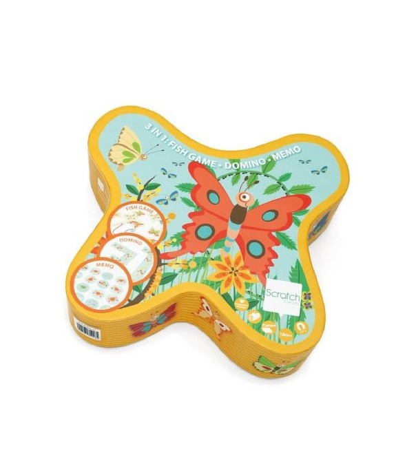 Jeu de papillons 3 en 1