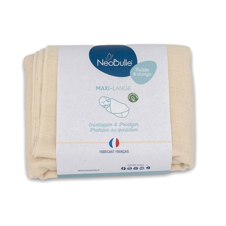 Lange écru 120 cm Coton Bio