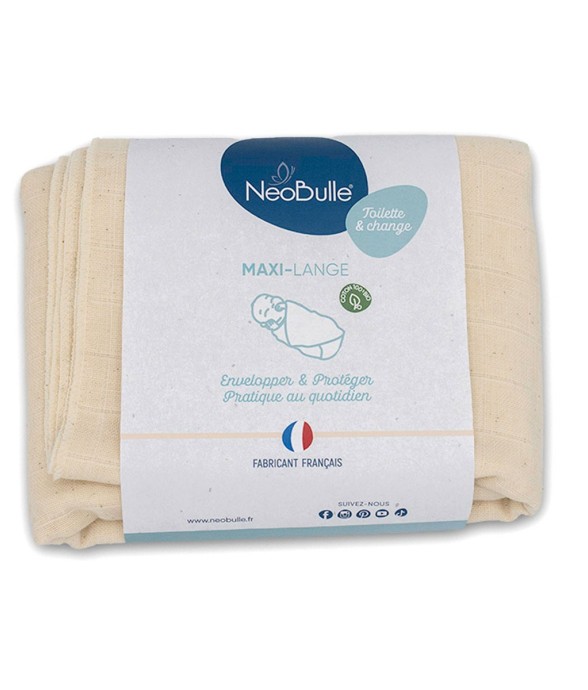 Lange écru 120 cm Coton Bio