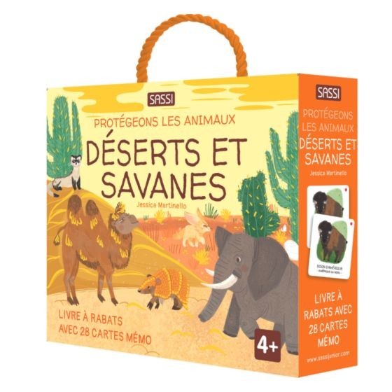 Coffret Protégeons les animaux - Déserts et savanes
