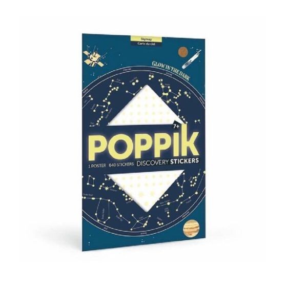Poster découverte avec stickers carte du ciel PHOSPHO