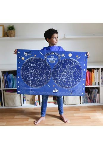 Poster découverte avec stickers carte du ciel PHOSPHO