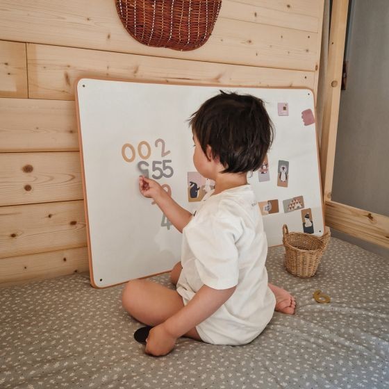 Tableau blanc magnétique – Format Famille – Miel