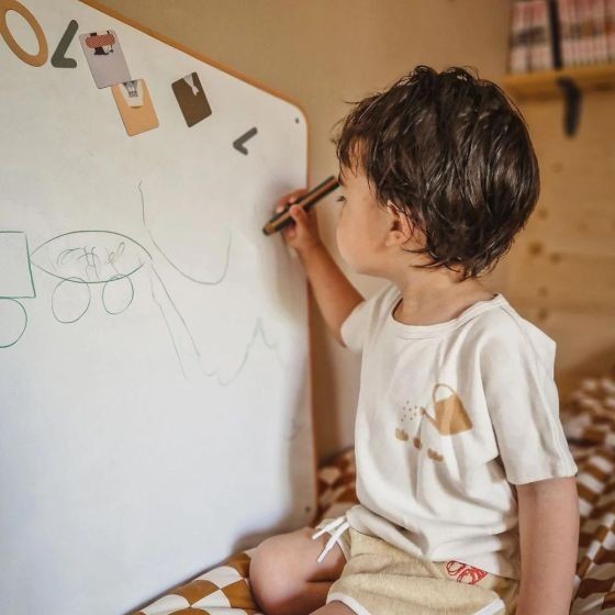 Tableau blanc magnétique – Format Famille – Miel