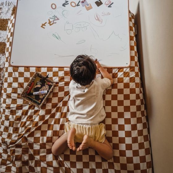 Tableau blanc magnétique – Format Famille – Miel