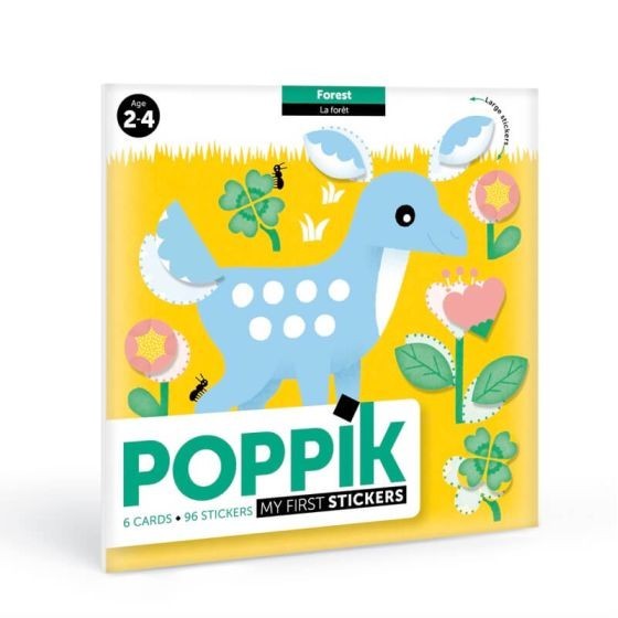 Mes premiers stickers - la forêt - Poppik