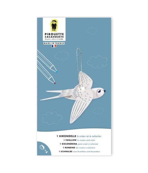 Mon animal 3D : l'hirondelle