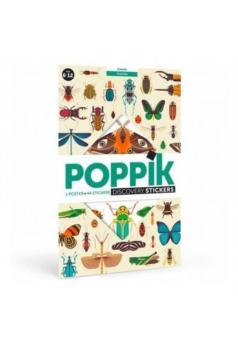 Poster découverte avec stickers insectes
