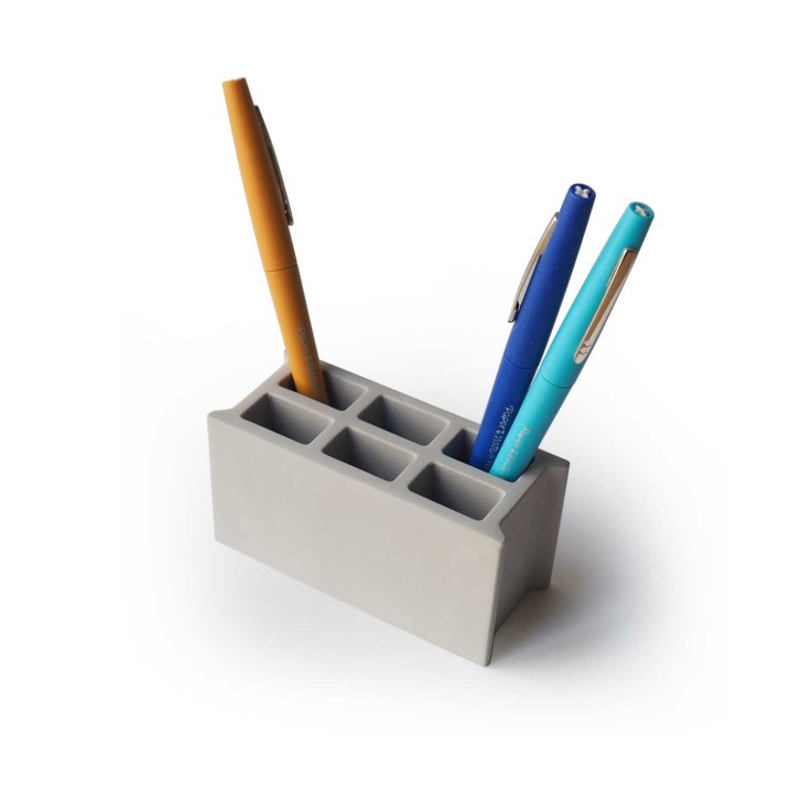 Pot à crayons Parpaing en Béton Brut