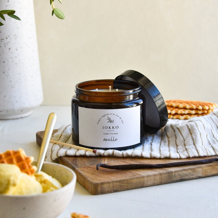 Bougie Parfumée Naturelle Vanille