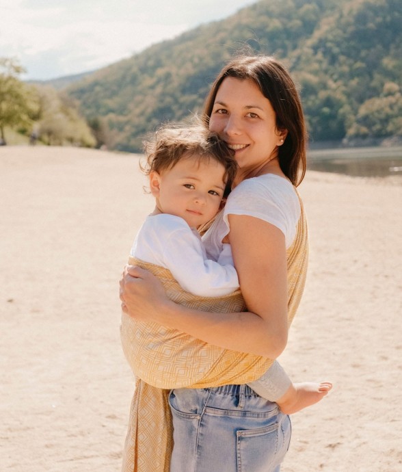 Écharpe de portage Jacquard...