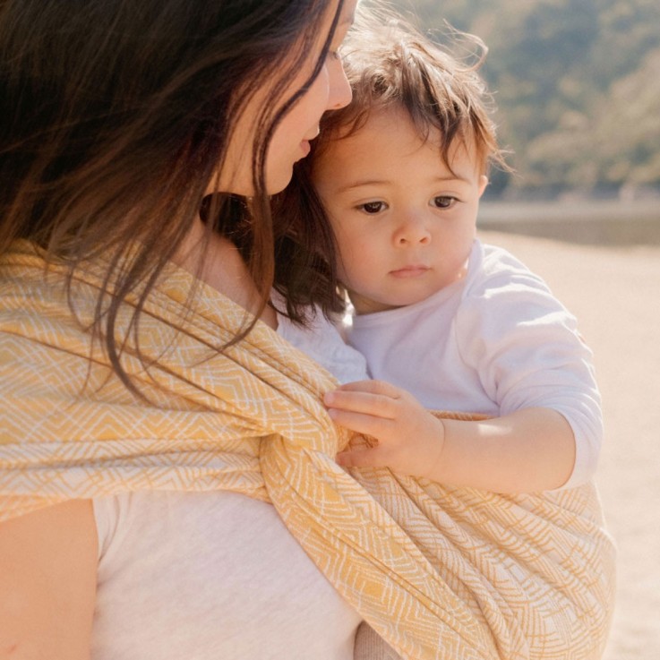 Écharpe de portage Jacquard Coton Bio