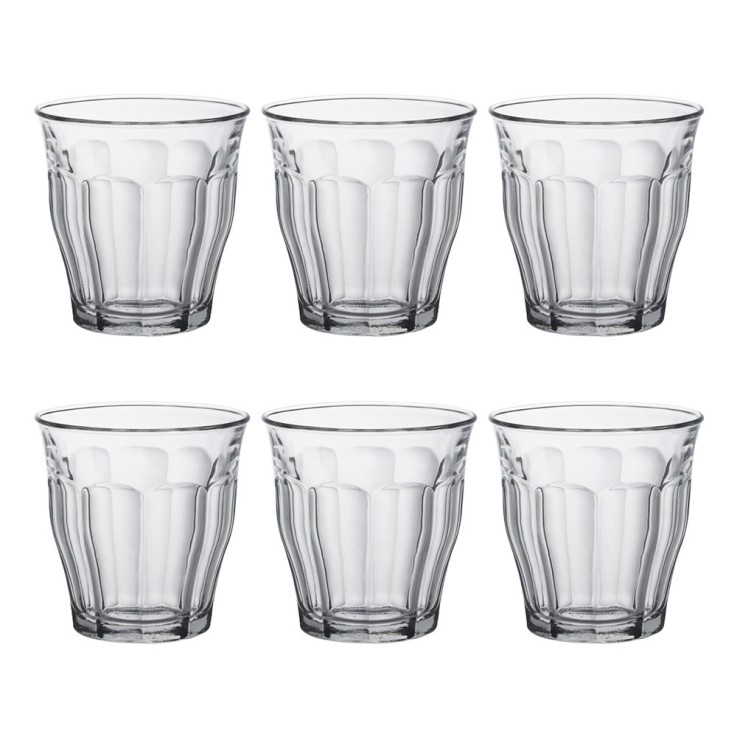 Boîte de 6 gobelets Picardie 20 cl en verre