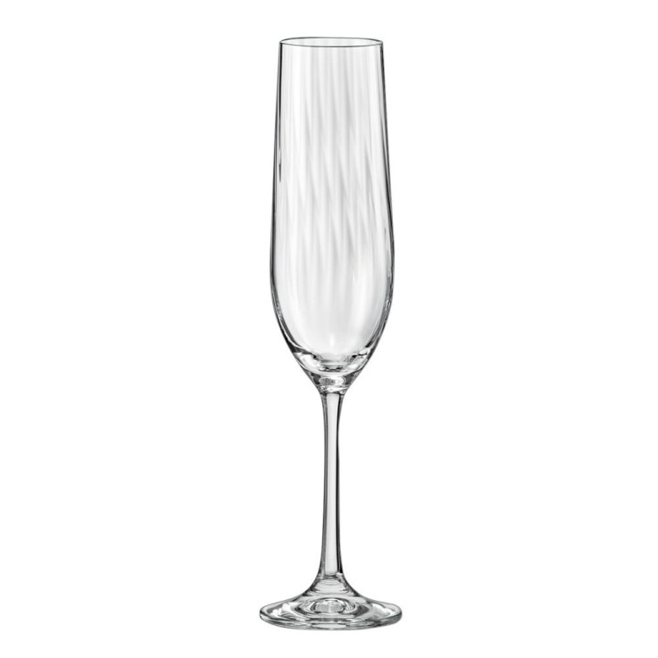 Boîte de 6 flûte Waterfall 19 l en cristallin